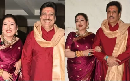 Govinda and Sunita Ahuja Quash Divorce Rumors Amid Ganesh Chaturthi Celebration