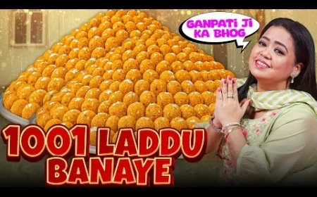 Bharti Singh’s 12-Hour Mission: 1001 Ladoos for Ganesh Chaturthi