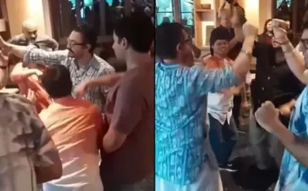 Aamir Khan dances to Sitaare Zameen Par track at success bash