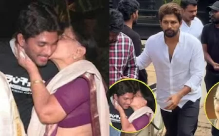 Allu Arjun returns to Hyderabad after grandmother’s passing