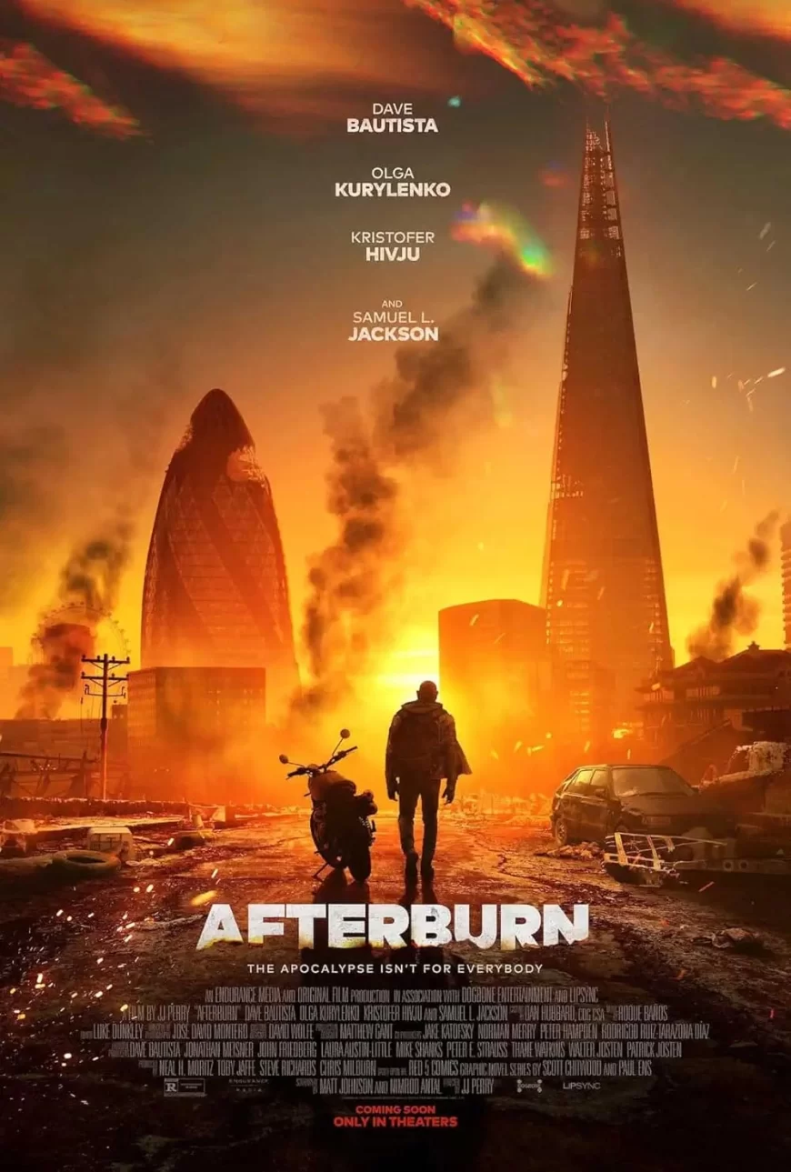 Afterburn (2025) Movie Review – Dave Bautista Leads a Post-Apocalyptic Treasure Hunt
