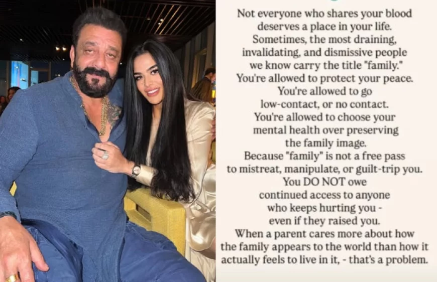 Trishala Dutt Shares Reflective Note on Family and Mental Health