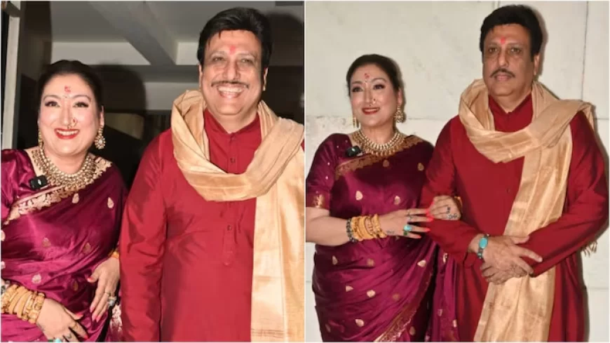 Govinda and Sunita Ahuja Quash Divorce Rumors Amid Ganesh Chaturthi Celebration