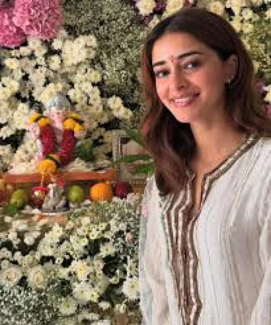 Ananya Panday welcomes Ganpati with a youthful, unfussy celebration