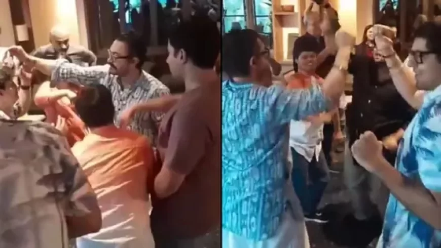 Aamir Khan dances to Sitaare Zameen Par track at success bash
