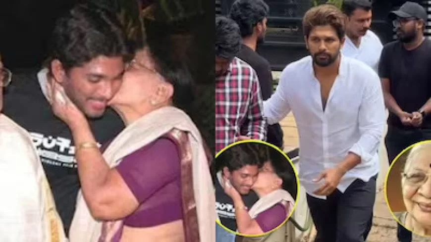Allu Arjun returns to Hyderabad after grandmother’s passing