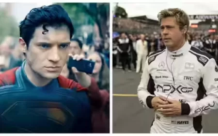 Brad Pitt’s F1 races past Superman at the global box office