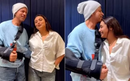 Shah Rukh Khan and Rani Mukerji reunite in nostalgic dance video for Aryan Khan’s show